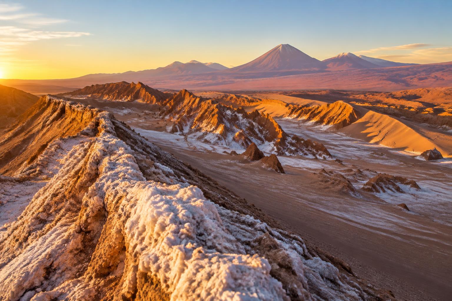 Valle de la Luna / horizonte sem fim